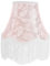 Vintage Lampenschirm E27 Mit Quasten, Lamp Shade Retro Stoff Lampenschirm Für Tischlampe, Stehlampe, Dekorative Beleuchtung, 25x25x19cm, Pink