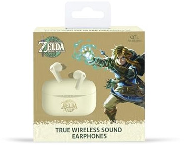 OTL Technologies ZD1138 Zelda Tears of the Kingdom TWS Wireless Earphones with Charging Case - Cream