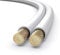 PureLink Speaker Cable - OFC 2 x 4.00 mm² 0.20 mm 100.0 m Pure Copper for HiFi Speaker Boxes & Subwoofers, Audio Cable with Polarity Marking, White