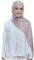 Lina & Lily Damen Hijab Kopftuch Schal mit Glanz-Schimmer Für Muslimische Frauen (Mauve)