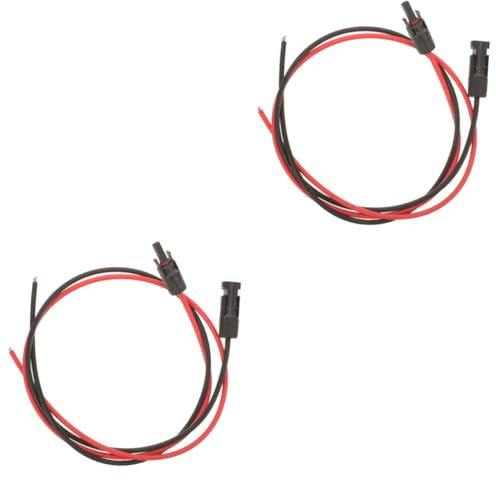 Gatuida 2 Sätze 2 Sätze Akku Verlängerungskabel Tragbares Ladegerät Tragbare Ladeleistung Takes Multikocher Netzteil Adapter Kabel Anschlüsse Solarpanel Draht Für Shop 2 Stück * 2