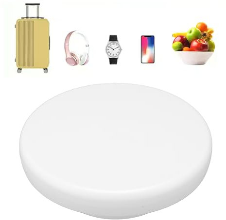 Espositore Girevole Motorizzato, Base per Giradischi Rotante Elettrico a 360 Gradi per Fotografia di Gioielli di Torte, Cuscinetto da 3 kg, Piattaforma Girevole per Esposizione