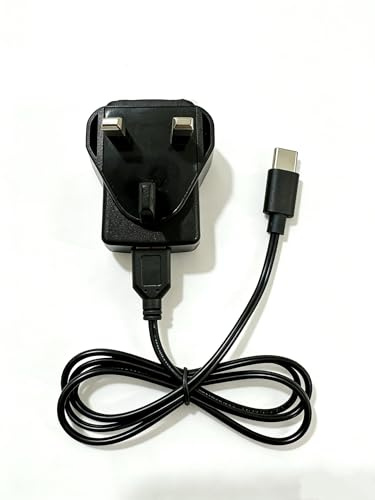 Hatteker Hair Clipper Beard Trimmer Charger Plug with Type-C Charger Connection for Model HT-609,HT-6079, RFC-561806, RFC-591605, HT-910, Trimmer of HT-602
