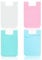 Vilbocr 4Pack Adhesive Phone Card Holder Phone Card Holder Stick on,Silicone Self Adhesive Card Holders for Back of Phone,Phone Wallet Stick on for Cell Phone,for Credit Card (White Pink Blue Green)