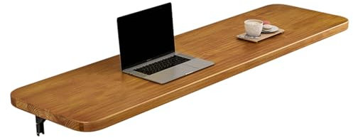 LRHELPBNR Wandklapptisch, Klappbarer Esstisch, Wandmontage, Klappbarer Schreibtisch, Kleiner Wandtisch Für Küche, Balkon Outdoor(140x40cm/55x16in)