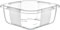 Best House | Clear Square Basin | Kitchen Washing Up Bowl |15 Litres | Transparent | 1 PC | Multipurpose Bath Tub/Washing Tub for Kitchen, Bathroom, and Household Use (Pack of 1)