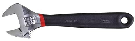 Wurth Clé à molette réglable gainée 150MM / 6, Manche en PVC expansé pour une meilleure préhension et une protection contre le froid