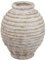 Farmhouse Blumenvase, rustikale Tonvase für Heimdekoration, Used-Look, geeignet für Kaminsims, Hochzeitstisch, 21,3 cm