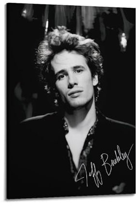 owengo Jeff Buckley Poster, Pop-Musik-Star, Wandkunst, Leinwanddruck für Schlafzimmer, Dekoration, 20 x 30 cm, Rahmenstil