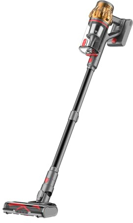 Lubluelu Cordless Vacuum Cleaner 50000Pa, Up to 50Min Runtime with Smart Display, Anti-Tangle Brush, Wall Mount Station, Stick Vacuum Cleaner Ideal for Pet Hair, Carpets, Hard Floors and Car
