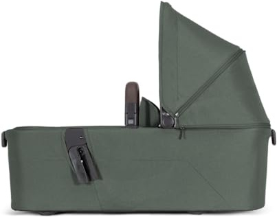 Joolz Aer2 Liegewanne - Leichte, Faltbare Babywanne mit Sicherheitsbügel & erweiterbarem Mesh-Sonnendach, ergonomisch & kompakt, kompatibel mit Aer2 Kinderwagen - Forest Green