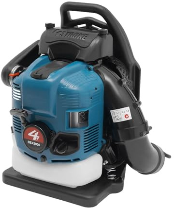 Leaf Blower, 4 Stroke Gasoline Leaf Blower 75.6CC Backpack Engine,for Patio, Garden Cleaning