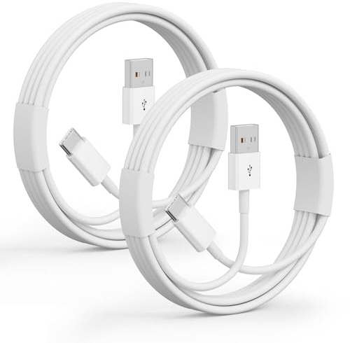 ANSEIP USB C Ladekabel 2Pack Car Carplay Kabel 1M USB A zu USB C Kabel | für iPhone 17/16/15 Pro Max, 15 Plus, iPad Pro 12.9/11, iPad 10th Gen, iPad Air 5th/ 4th Gen,Mini 6th Gen Autoladek