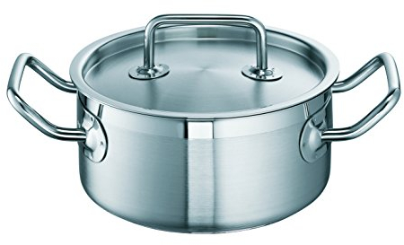 Schulte-Ufer 6404-16 i Bratentopf Profi-Line i, 16 cm, Edelstahl, Silber
