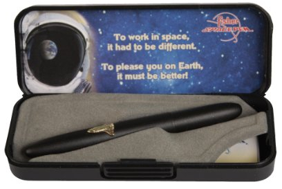 Fisher Spacepen Kugelschreiber, Schwarz