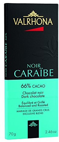 Valrhona - Tablettes Grands Crus - Chocolat Noir - Caraïbe 66% - 70g