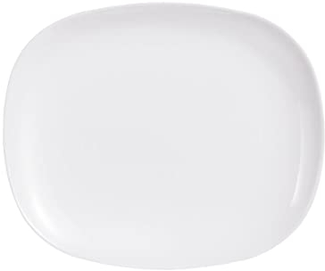 Luminarc 9228004 Lot De 6 Assiettes Sweet Line Blanc 28 Cm