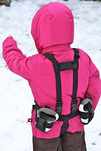 Lil' Ripper Gripper Ski- und Snowboard-Trainer für Kinder, mit einziehbarer Leine und Spitzenverbinder, handgefertigt in Kanada