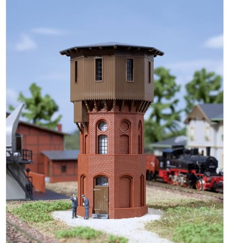 Auhagen 14476.0 - Wasserturm, 33 x 33 x 83 mm, bunt