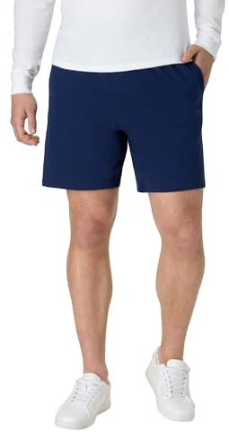 Hanes Men's Jersey Pocket Short Navy 2XL
