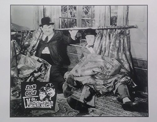 Poster+ Stan Laurel, Oliver Hardy: Die Mustergatten | Filmplakat, [50 x 70 cm]