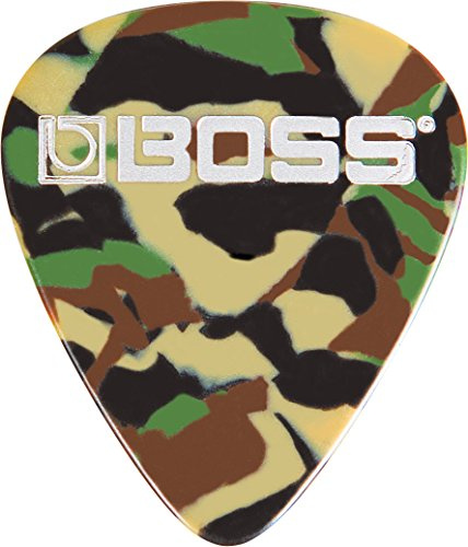 BOSS BPK-12-CH Heavy-Gitarrenplektren aus Zelluloid – Camo, 12er-Packung