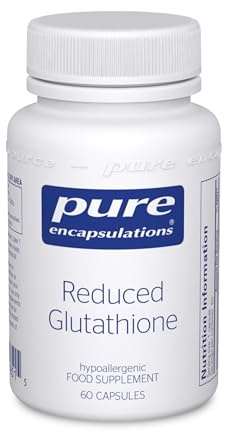 Pure Encapsulations Reduced Glutathione (GSH), 60 Capsules | Antioxidant Support, Setria Glutathione in Biologically Active Reduced Form, Well-Absorbed, Hypoallergenic