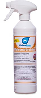 KaiserRein Spezial Whiteboardreiniger speziell für Whiteboard Magnettafeln entfernt permanent Stift Filzstift Bleistift Profi Reiniger Inhalt 0,5 L