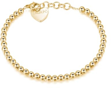 S'Agapõ Damen-Armband aus Stahl | Kollektion Happy - SHAC30, 195mm, Edelstahl