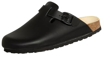 AFS-Schuhe 3900 Herren Clogs, Bequeme Hausschuhe für Männer, Pantoffeln aus Leder, Made in Germany