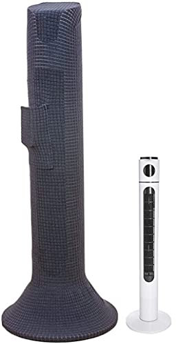 BOSKING Cubierta antipolvo para ventilador de torre repelente al agua, elastano elástico, a prueba de polvo, protector de pie para ventilador de torre de piso, cubiertas antipolvo para ventiladores