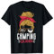 Zelt Camper Outdoor Mama Mädchen Camping Queen T-Shirt