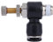 Laser Head Air Nozzle, Laser Cutting Machine C02 Gas Nozzle Laser Valve Carbon Dioxide Regulating Adjuster Valve(Air Pipe 6mm;Thread Dia.9.7;Adjustable)
