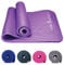 SOUL SMART von SHOP LC Yogamatte rutschfest NBR Trainingsmatte für Fitness, Pilates & Gymnastik, leichte Reisematte für zu Hause oder draußen mit Tragegurten, Stärke10 mm