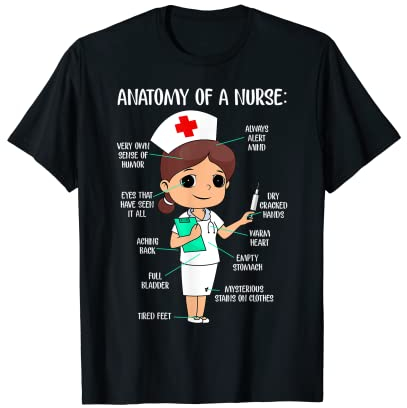 Die Anatomie einer Krankenschwester T-Shirt