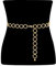 Taillenkette aus Metall für Damen Gold Einstellbar Body Link Gürtel Mode Taillen Gürtel für Jeanskleider,150cm(Passt Taille unter 135cm)