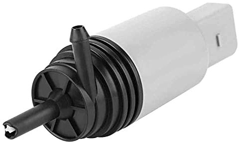 AUTOZOCO Bomba de Agua de Lavado de Parabrisas, Bomba de Lavado de Parabrisas, Compatible con BMW E92 E91 E90 E88 E87 E82 E81 E66 E64 E63 E60 E60, 2 pines, PVC, OEN 67126934159