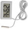 Termómetro Nano Plateado para el Baño de la Piscina, Mini Pantalla Led, Medidor de Temperatura Digital, Utensilios, Sensor de Sonda, Termómetro Digital Lcd