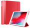 DV Ultra Slim iPad 9.7 Smart Case Cover, Stand Shell with Translucent Back, for iPad Air/Air 2 (2017/2018) Auto Sleep&Wake (Red)
