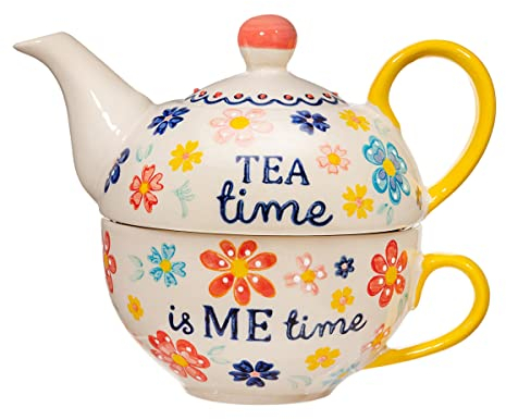Sass & Belle Folk Floral Tea for One