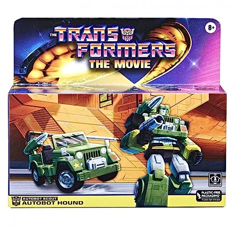Hasbro - Transformers Toys Retro The Transformers: The Movie G1 Autobot Hound Spielzeug, 14 cm, Actionfigur für Jungen und Mädchen ab 8 Jahren