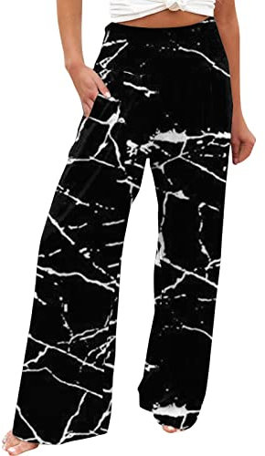 EODJXIO Leggings Cotone Donna Push Up Pantaloni Anticellulite Drenante Pantaloni Donna Taglie Forti Pinocchietto Shorts Jeans Donna Corti Pantaloncini Sauna Donna Pantaloni A Zampa di Elefante Donna