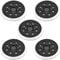 Emiif Lot de 5 patins de ponçage à 8 trous pour ponceuse pour Bosch PEX 300 AE 400 AE 4000 AE 4000 AE de 125 mm