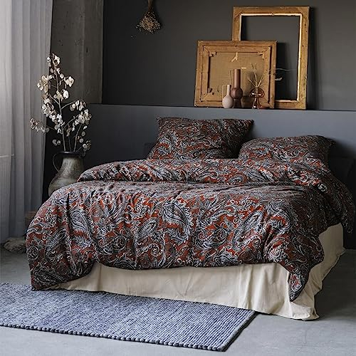 Irisette Edelflanell Bettwäsche Alpaka 8470 rot 1 Bettbezug 155 x 220 cm + 1 Kissenbezug 80 x 80 cm