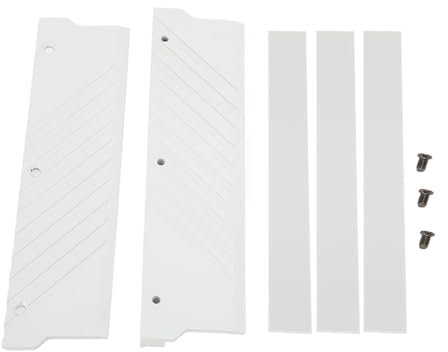 Vikye DDR5-Kühlkörper, Effizienter Speicher-RAM-Kühler, Einfache Installation, Schnelle Wärmeleitung, Verbesserte Leistung mit Aluminiumlegierung für MEO PMOAB G (White)