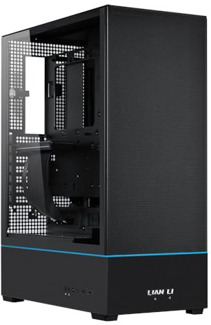 Lian Li SUP 01-45L Stand-Up-Plattformgehäuse, unabhängiges Kammer-Direktkühlungsdesign, 510 mm PCIe 4.0 Riser-Kabel, vorinstallierte 3 x 120-mm-Lüfter, Dual-ARGB-Streifen, unterstützt 360 mm/280 mm