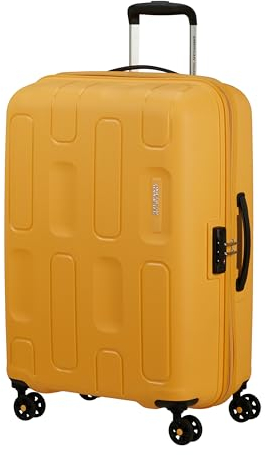 American Tourister Ellipso - Spinner M, Suitcase, 68 cm, 64 L, Yellow (Banana Cream)