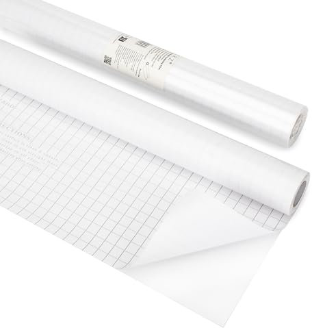 EXERZ Film de protection autocollant pour livre 33 cm x 5 m, résistant à l'eau, couverture de protection autocollante pour cahier d'exercices, carnet, création d'étiquettes, ferme et solide