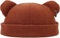 Beanie-Mütze für Damen und Herren – Bärenohr-Docker-Mütze mit Eisenring-Dekor, Unisex, Hip-Hop, Straßenmode, randlos, Totenkopfmütze, warm, verdickt, Arbeiter-Mütze, Matrosenmütze mit gerollter