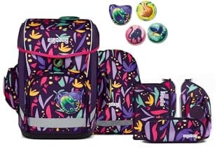 ergobag cubo Light Set ergonomischer Schulanzen, extra leicht, Set 5-teilig, 780 g